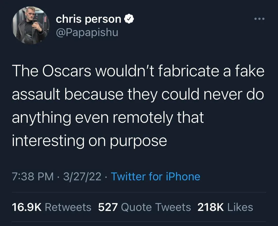 Academy Awards meme