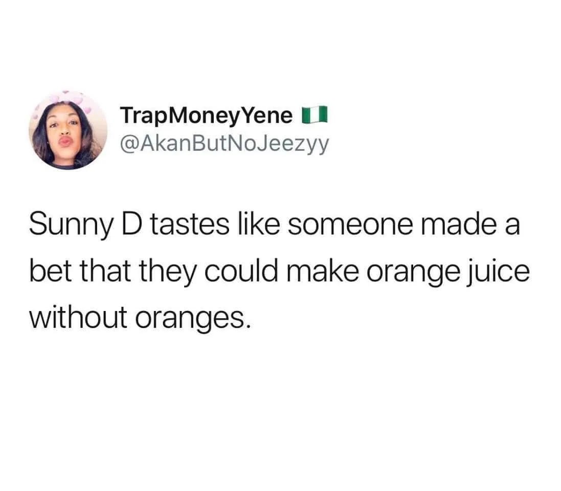 orange juice meme