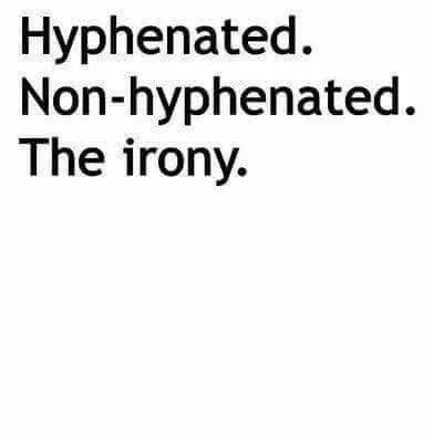 hyphen meme