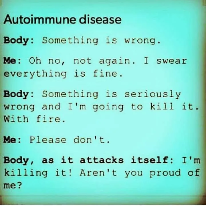 autoimmune disease meme