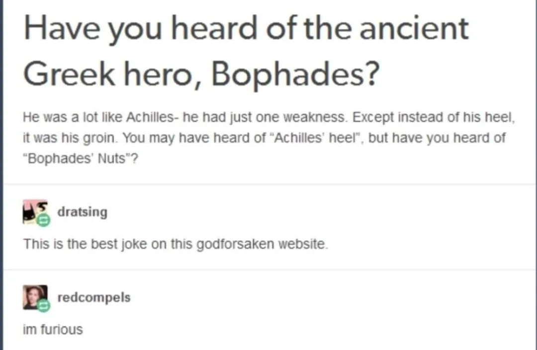 Greek mythology meme