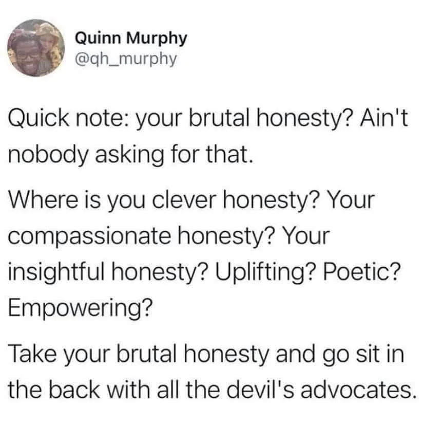 honesty meme