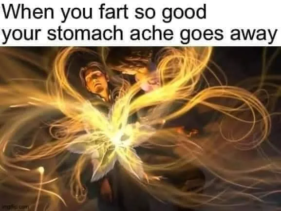 stomach ache meme