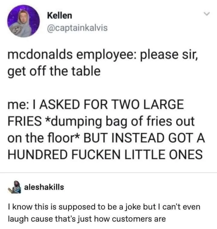retail work meme