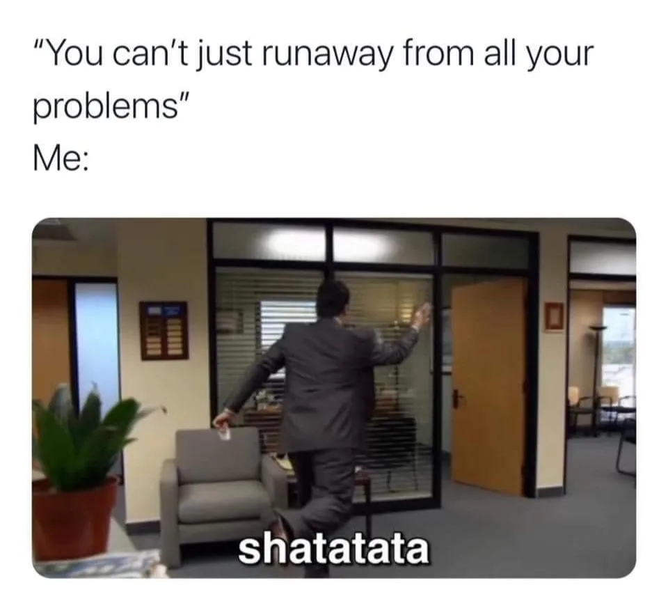 avoidance meme