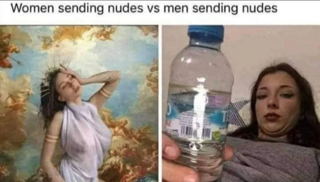 sending nudes meme