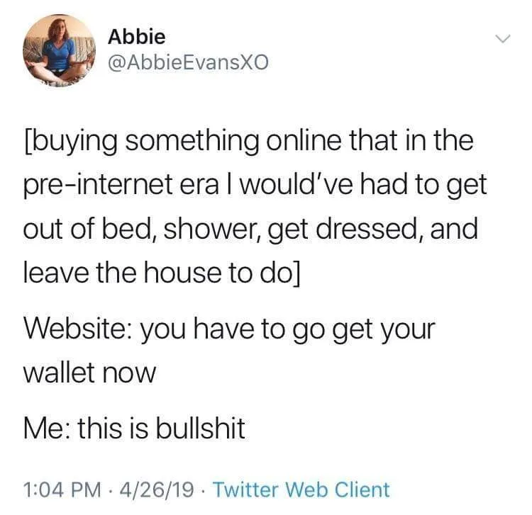 online shopping meme