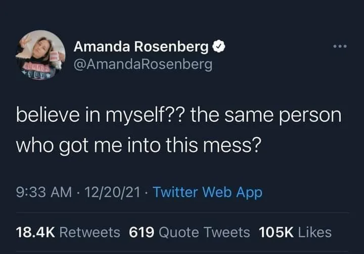 believing in yourself meme