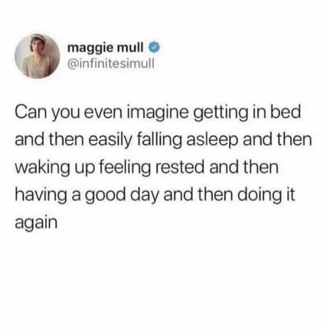 feeling rested meme
