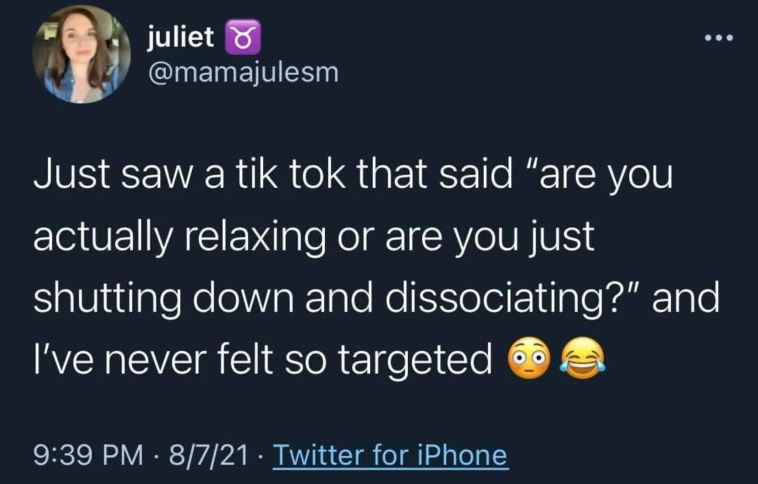 dissociation meme