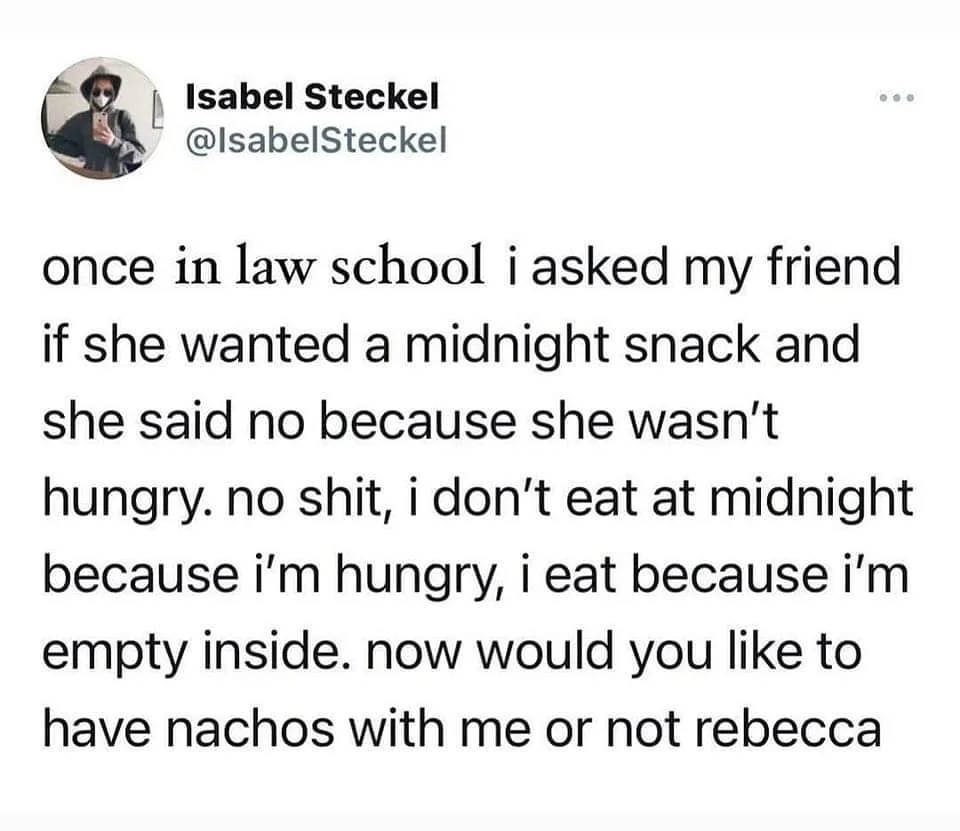 midnight snack meme