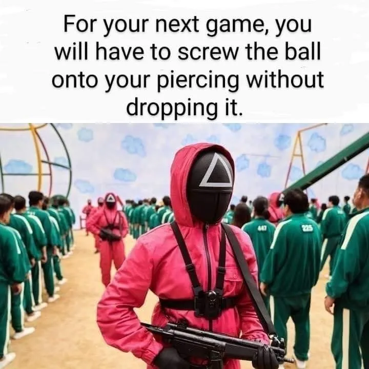 body piercing meme