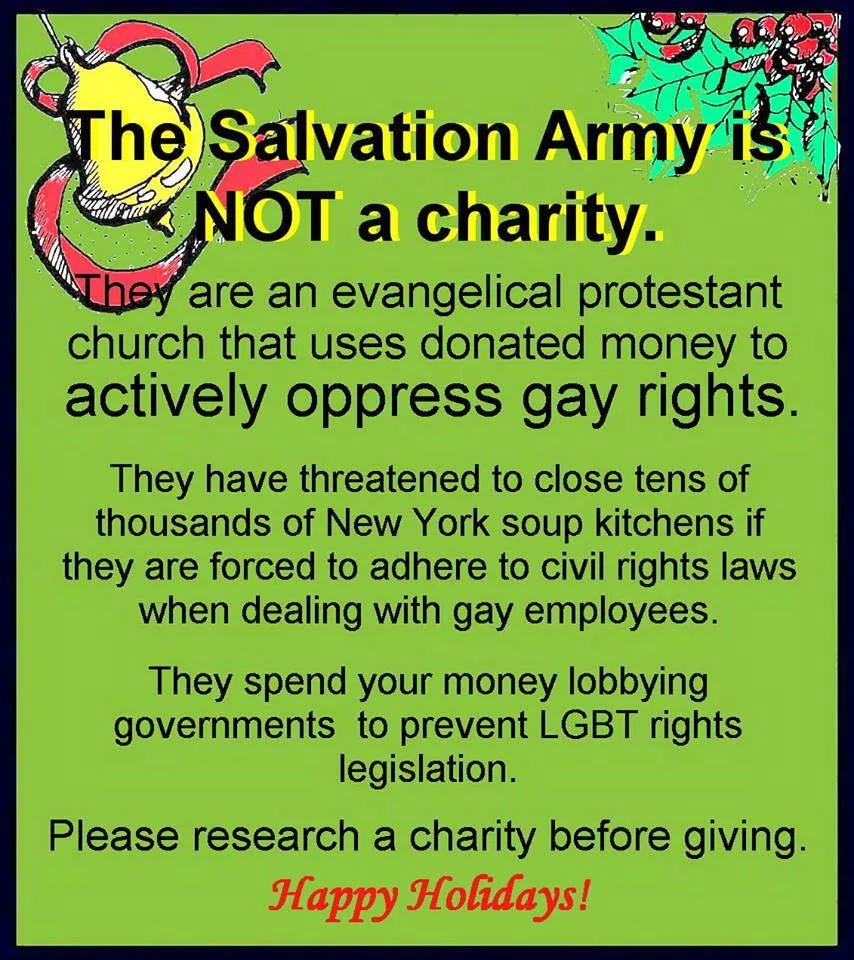 Salvation Army meme