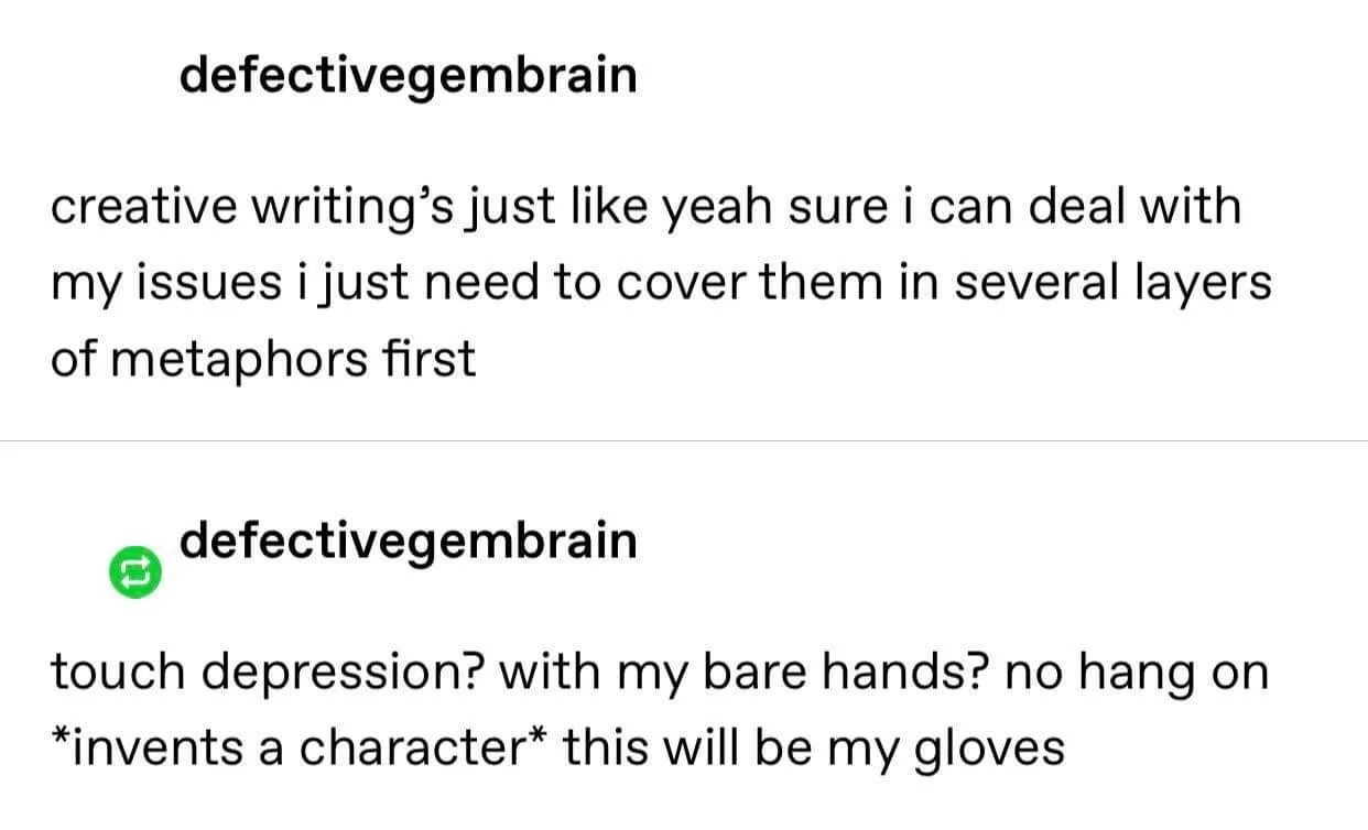 creative writing meme