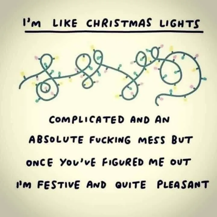 Christmas lights meme