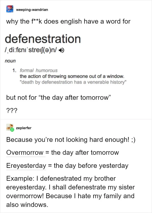 defenestration meme