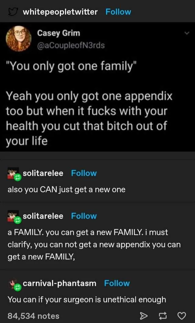 dysfunctional family meme
