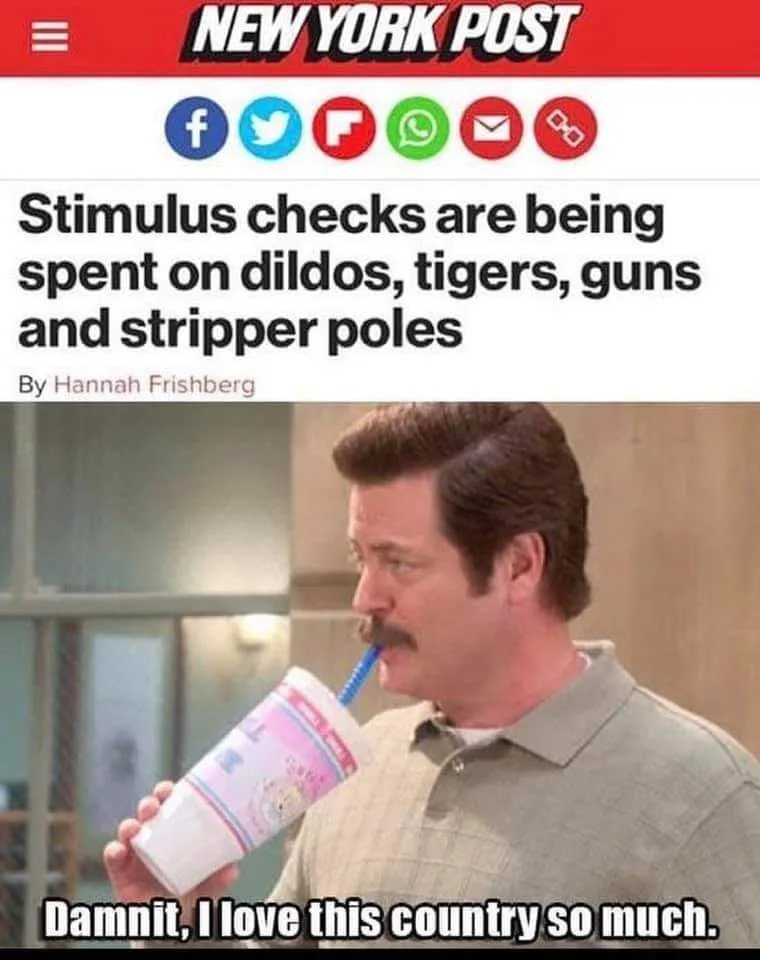 stimulus check meme