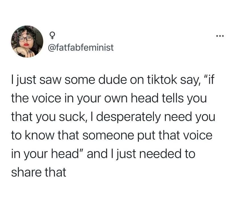 self-abuse meme
