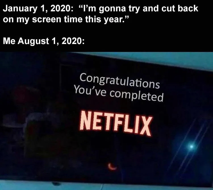 watching TV meme