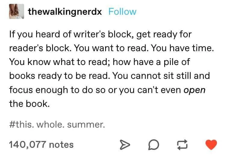 writer's block meme