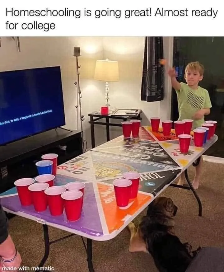 beer pong meme
