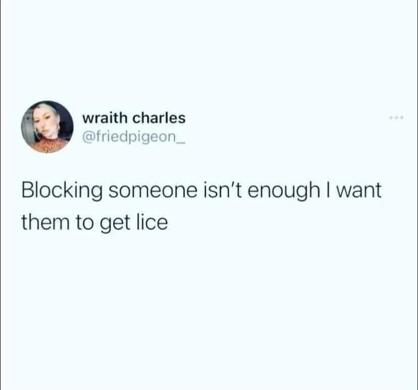 blocking someone's number meme