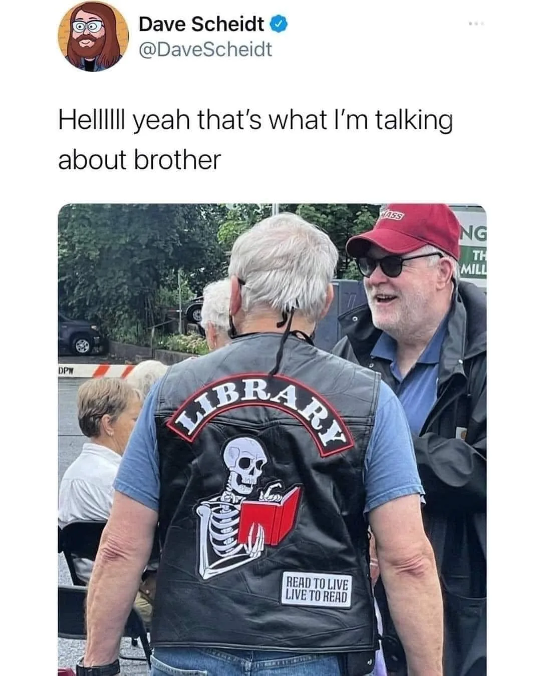 library meme
