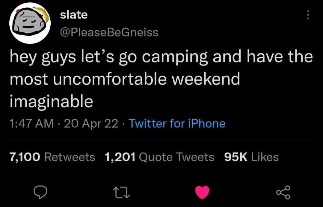 camping meme
