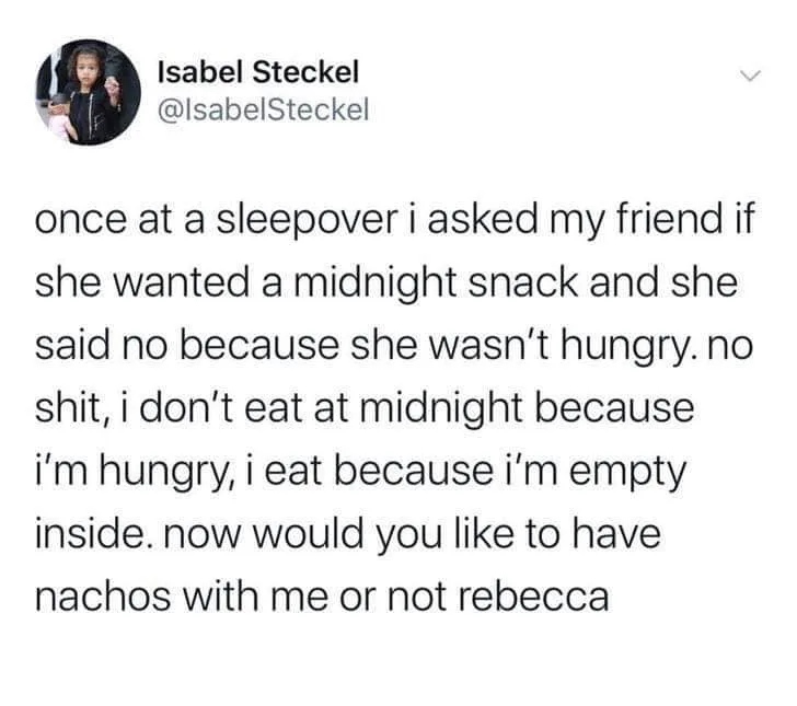 midnight snack meme