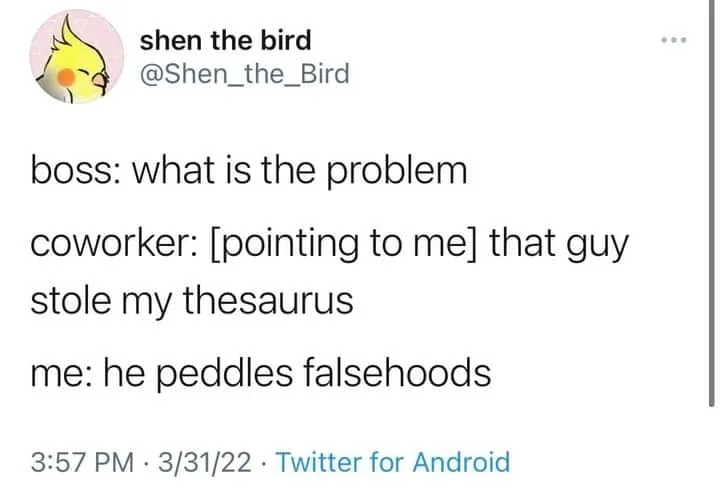 thesaurus meme