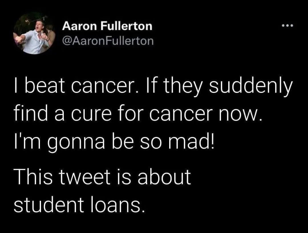 student loan meme