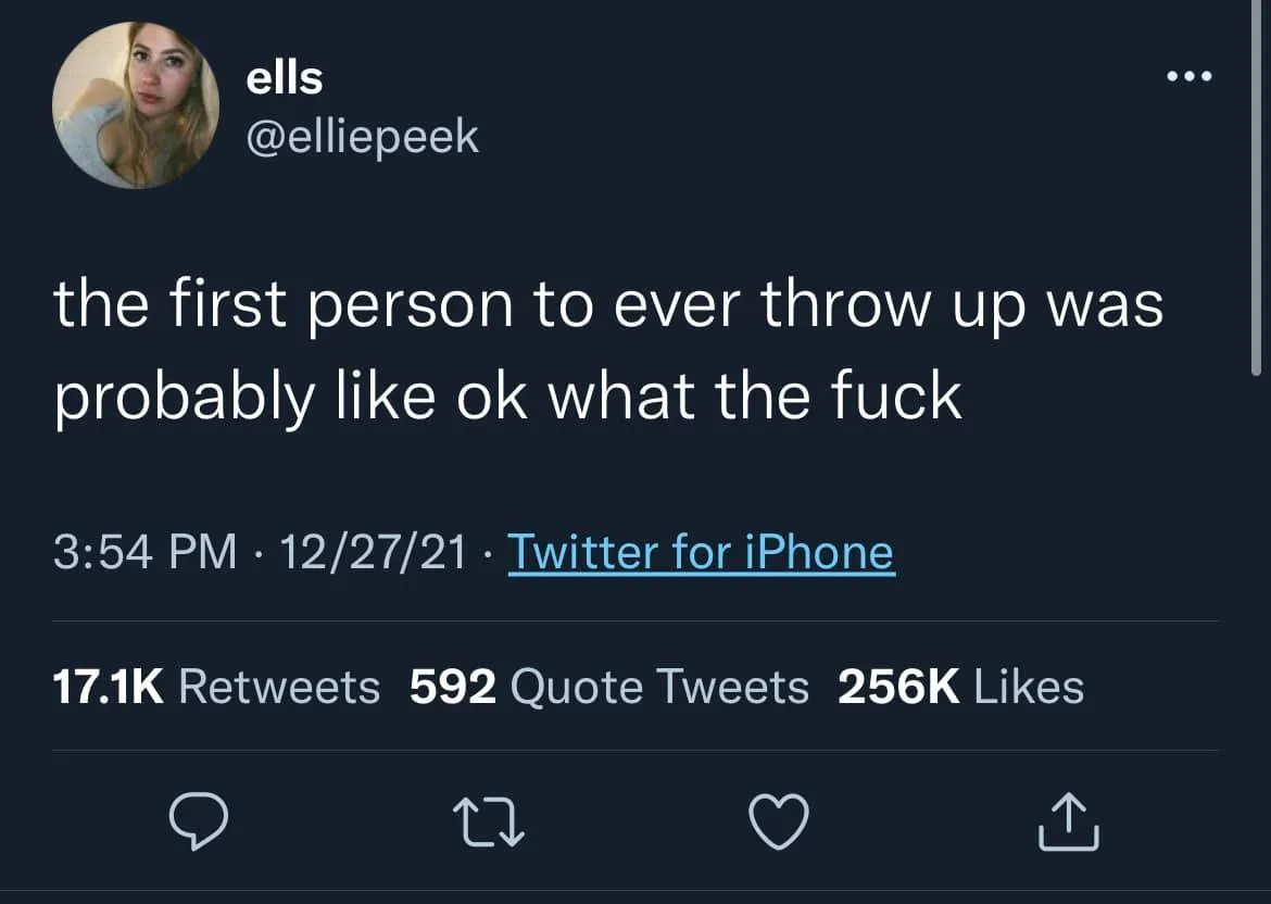 throwing up meme
