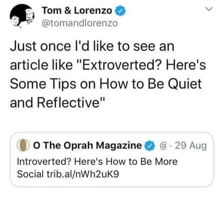 extrovert meme