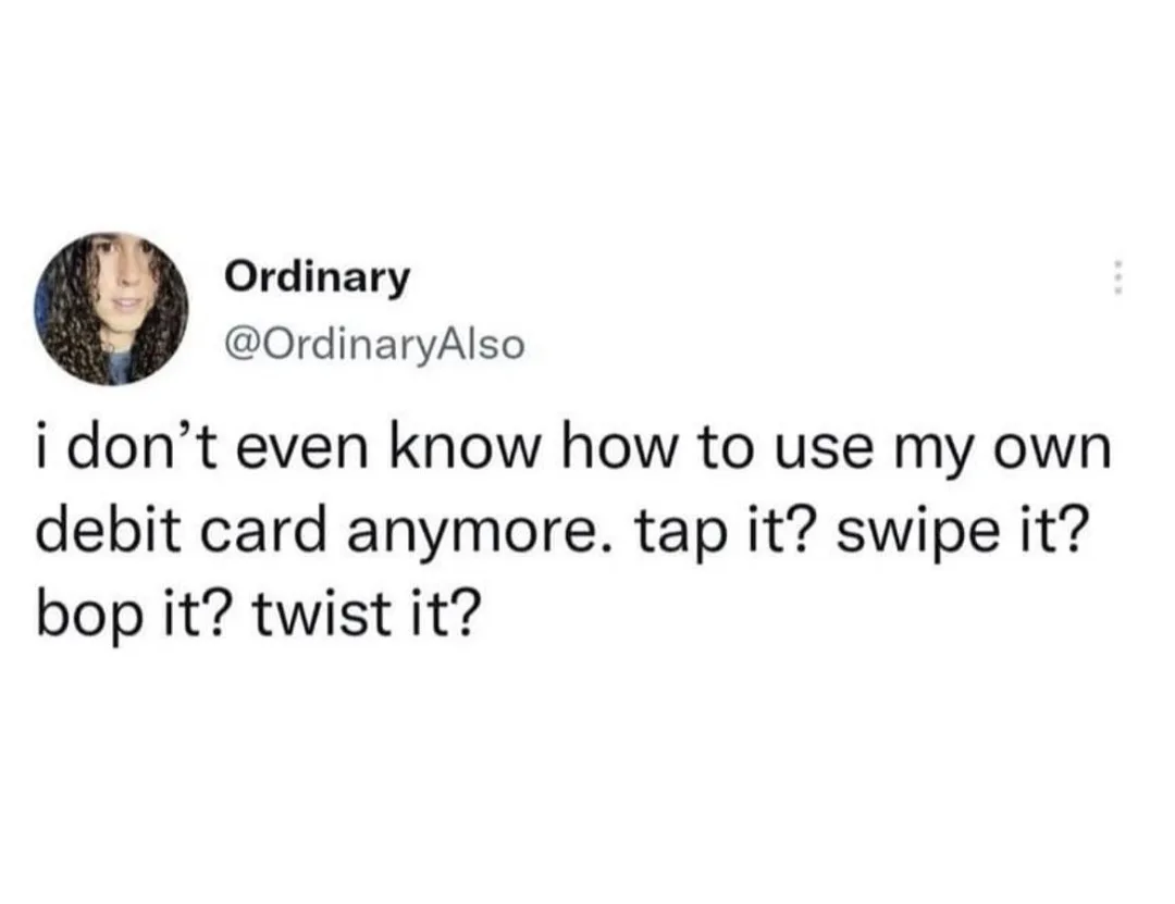 debit card meme