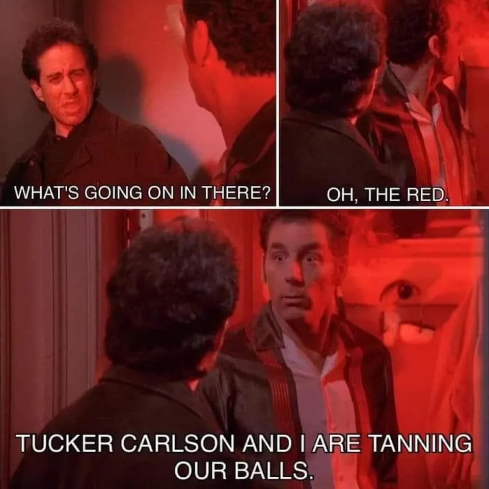 Tucker Carlson meme