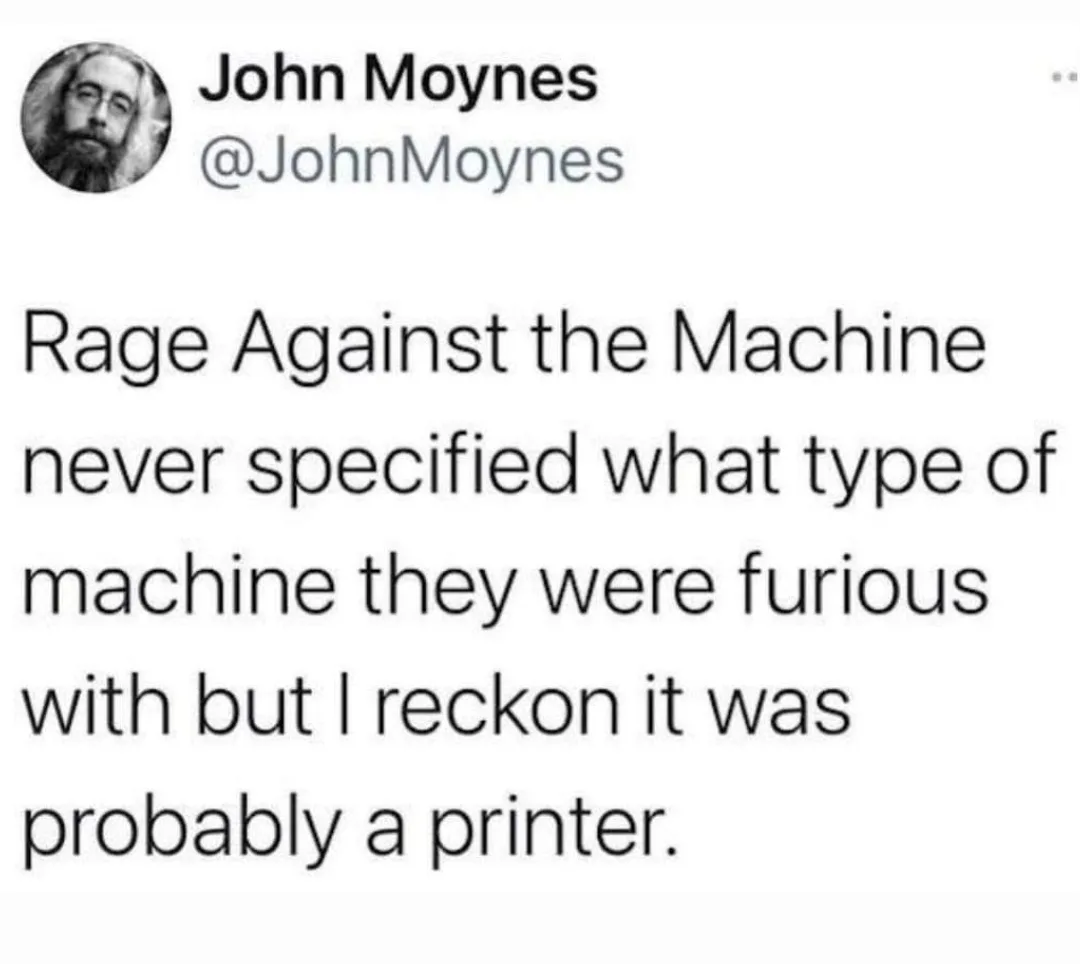 printer meme