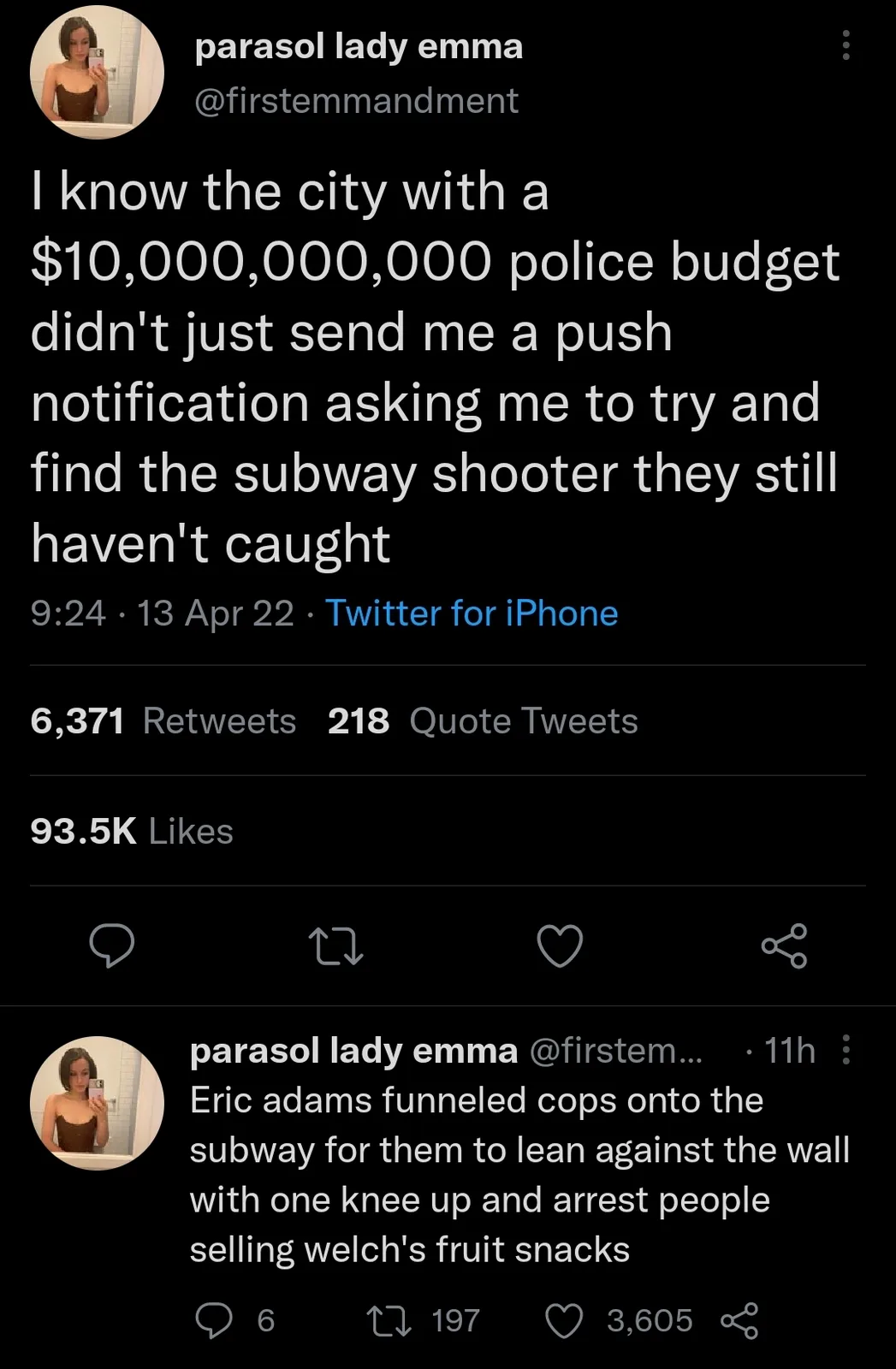 defund the police meme