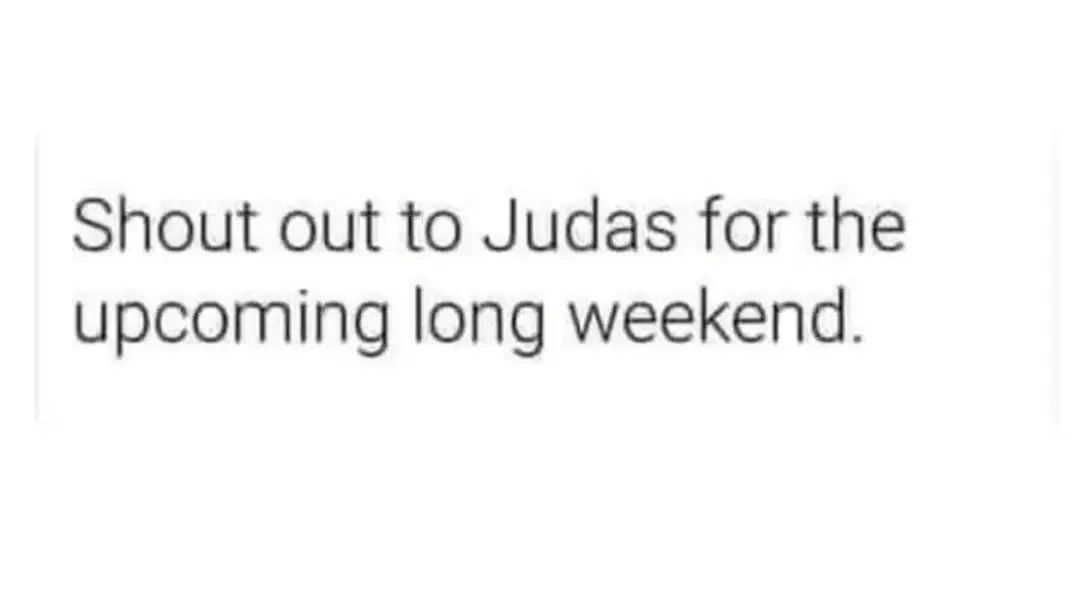 Judas Iscariot meme