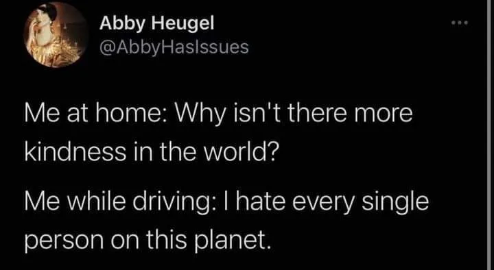 road rage meme