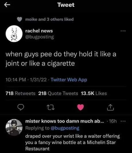 peeing meme