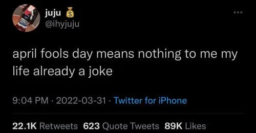 April Fools Day meme