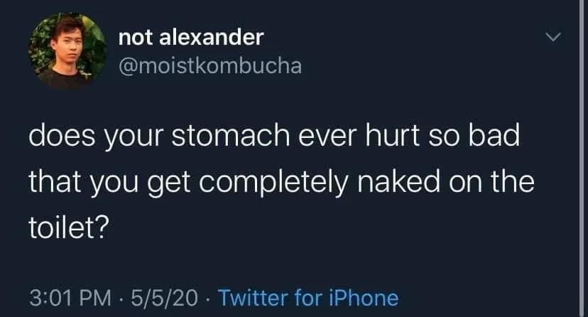 stomach ache meme