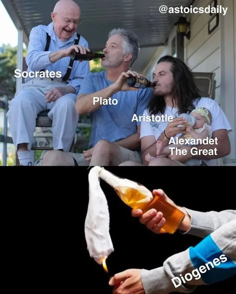Greek philosopher meme