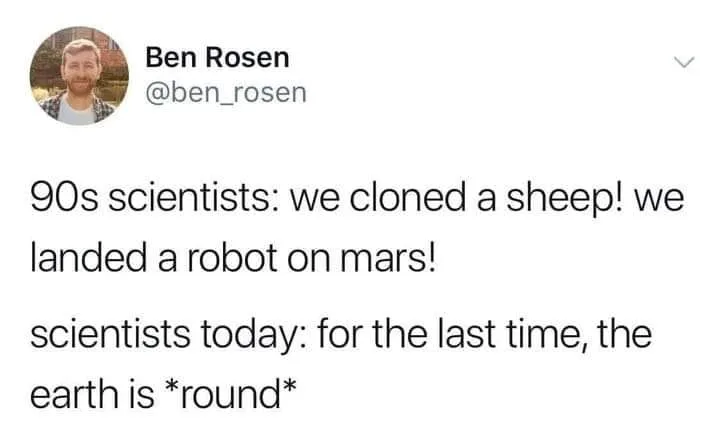 scientific progress meme