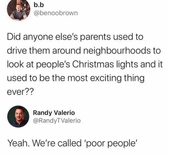 Christmas lights meme