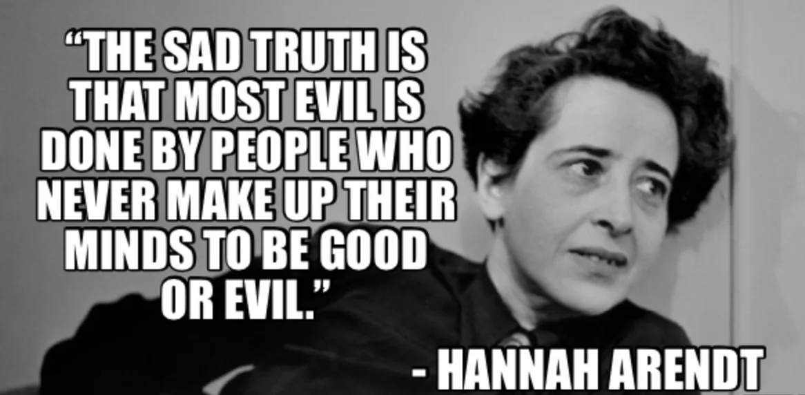 Hannah Arendt meme