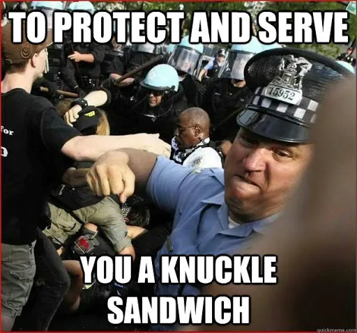 police brutality meme