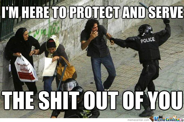 police brutality meme