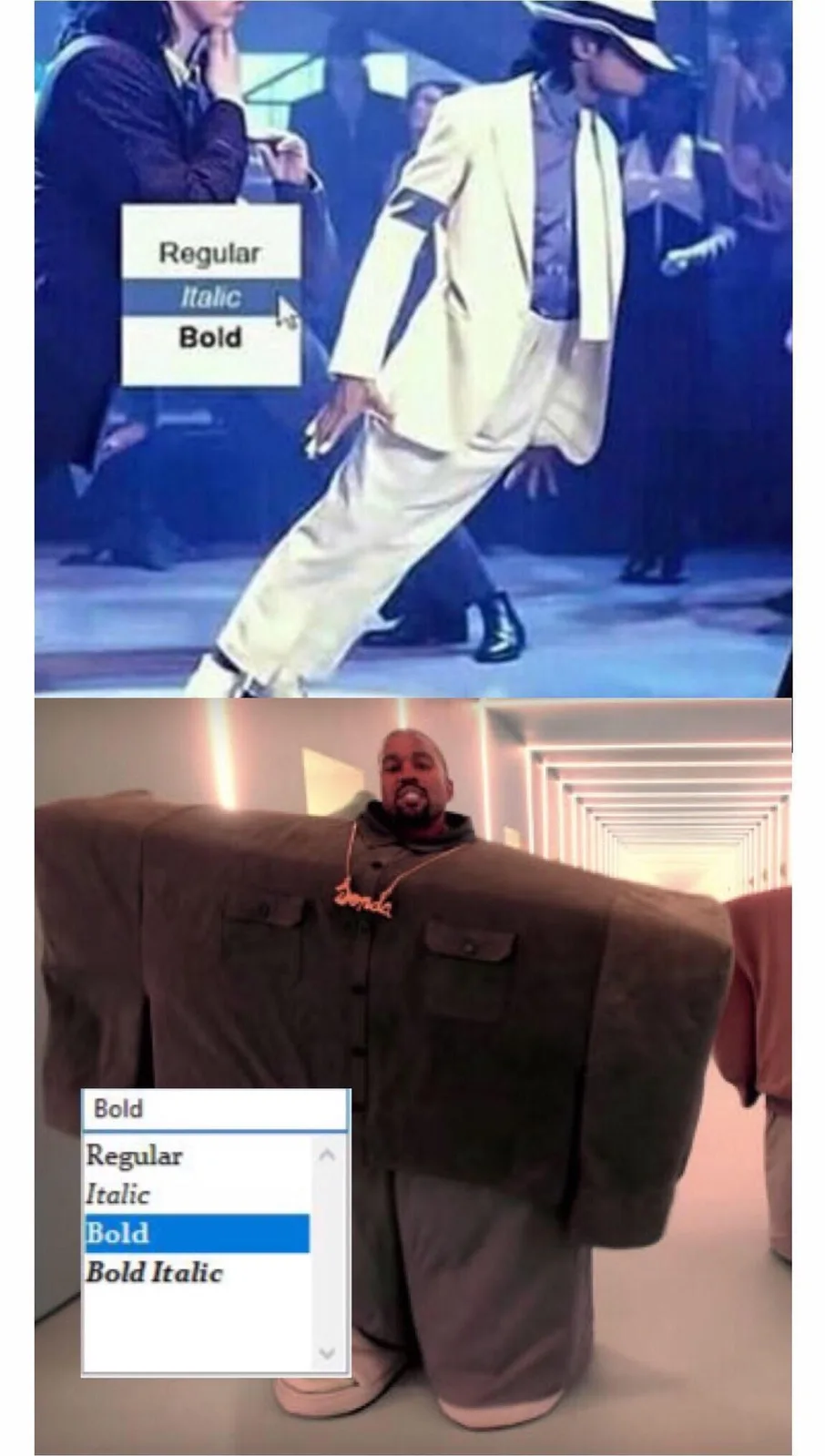 italics meme